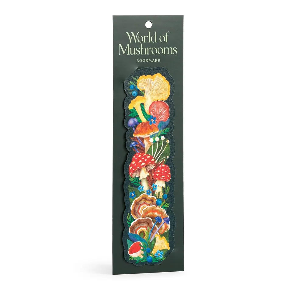 galison-world-of-mushrooms-lesezeichen-pilze-papier image 1