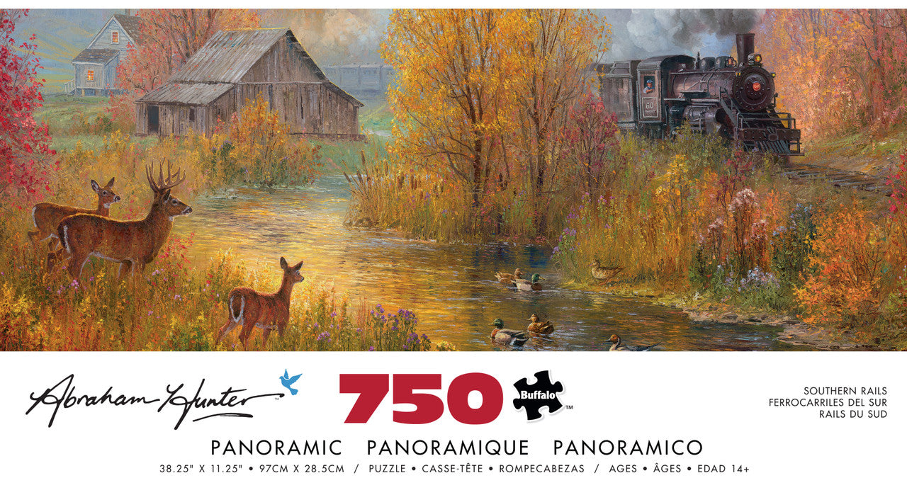 buffalo-games-southern-rails-750-teile-panorama-puzzle-herbst image 5