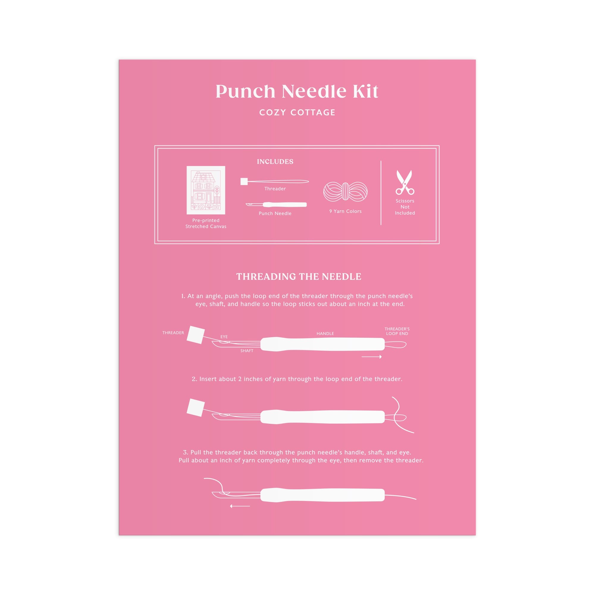 galison-cozy-cottage-punch-needle-set-komplettset image 5