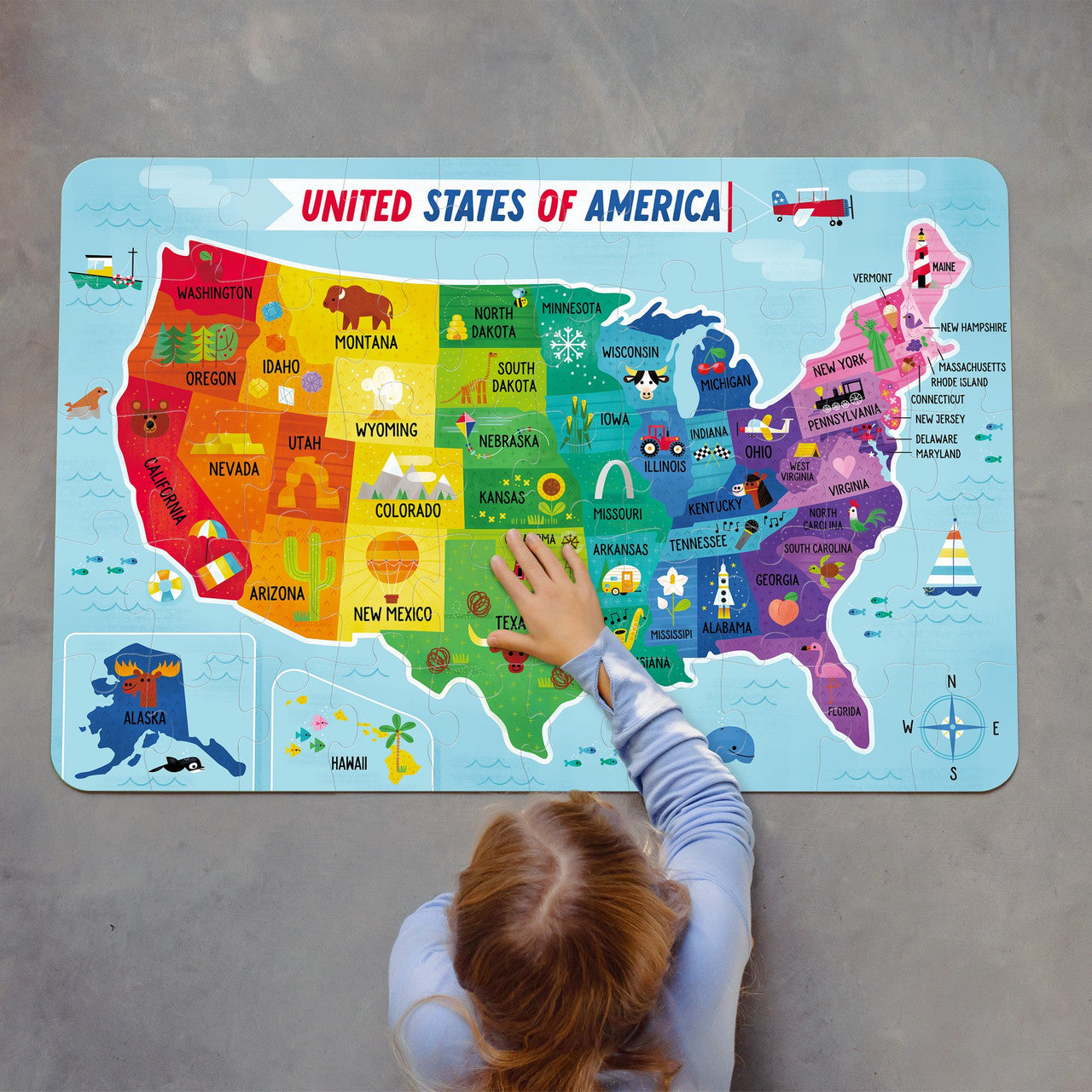 buffalo-little-buffalo-usa-karte-kinder-puzzle-bodenpuzzle-ab-4 image 4