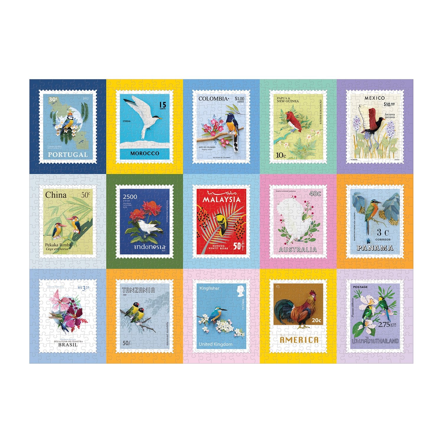 galison-birds-of-the-world-puzzle-1000-teile-v-gel image 3
