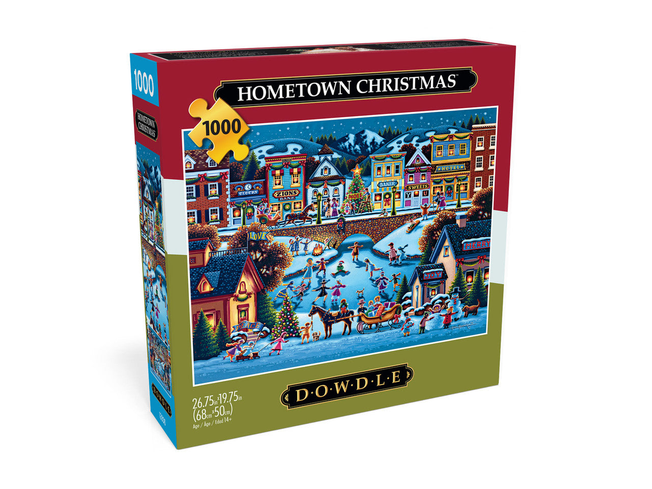 buffalo-games-dowdle-hometown-christmas-puzzle-1000-teile-winter image 2