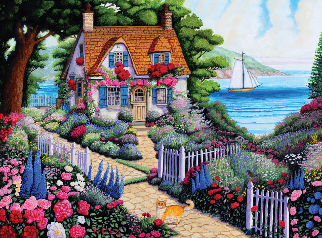 buffalo-games-seaside-cottage-garden-1000-teile-puzzle-haus image 1