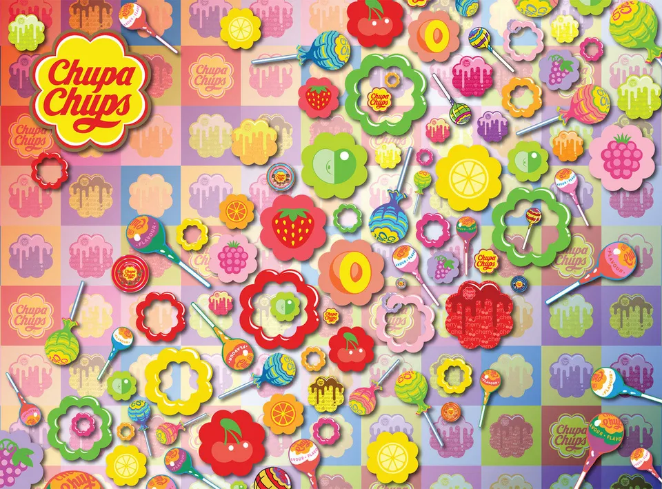 buffalo-games-chupa-chups-collage-puzzle-1000-teile-lollis image 1