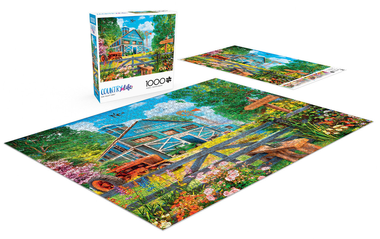 buffalo-games-country-life-oak-valley-farm-puzzle-1000-teile image 2