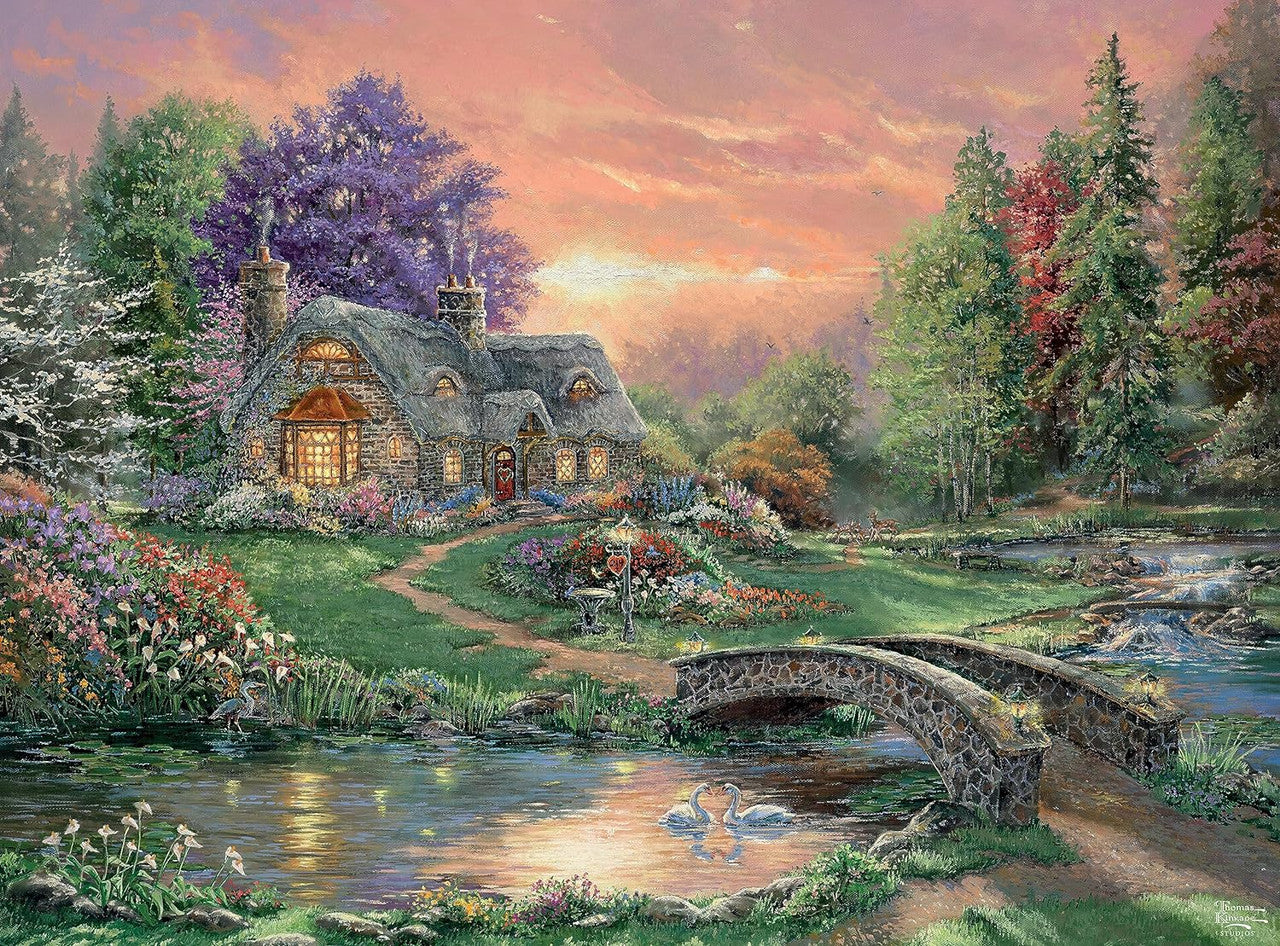 buffalo-games-thomas-kinkade-sweetheart-retreat-puzzle-1000teile image 4