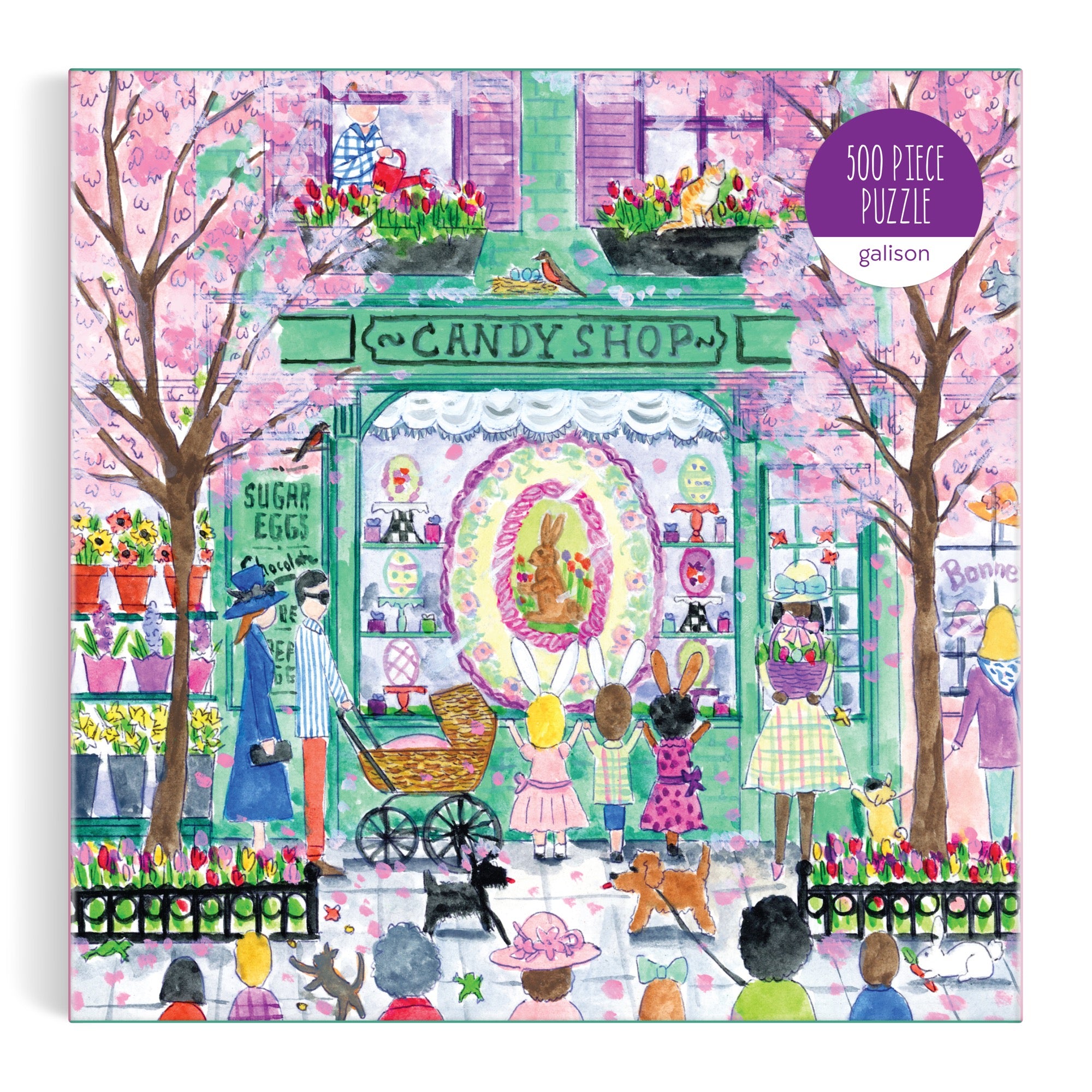galison-storrings-easter-candy-shop-puzzle-500-teile-ostern image 2