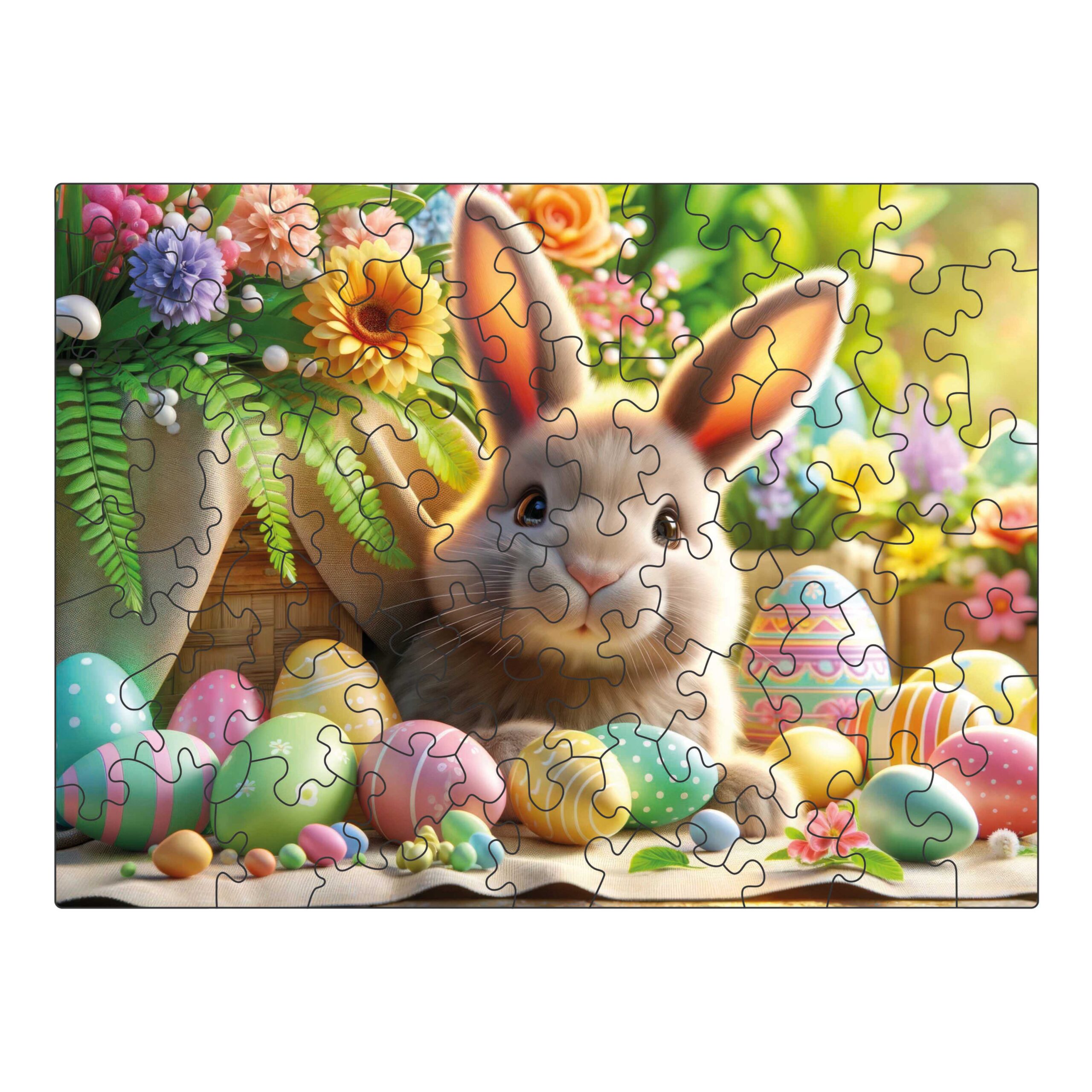milliwood-celebrating-easter-bunny-holzpuzzle-50-teile-kinder image 5