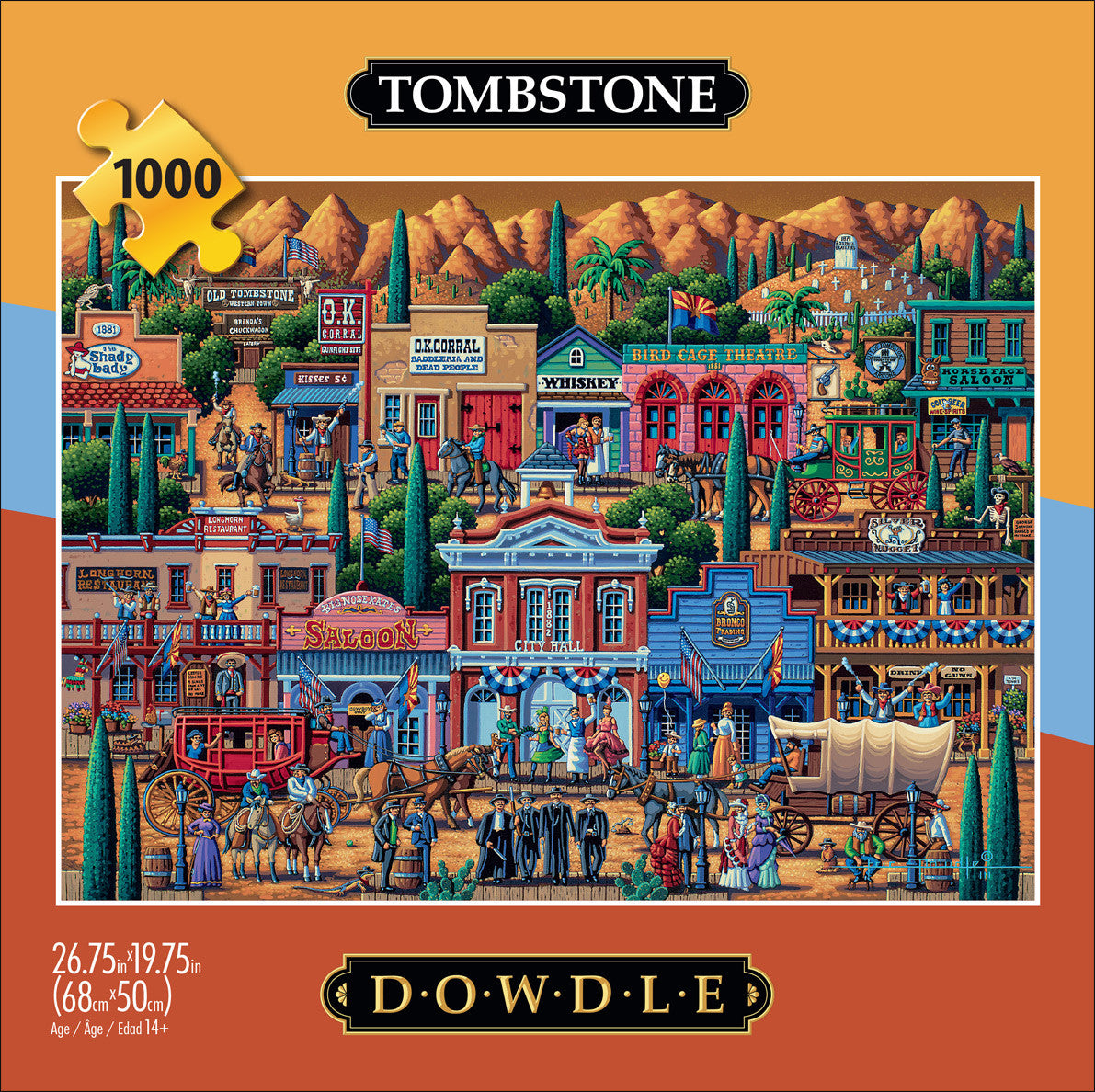 buffalo-games-eric-dowdle-tombstone-puzzle-1000-teile-western image 2