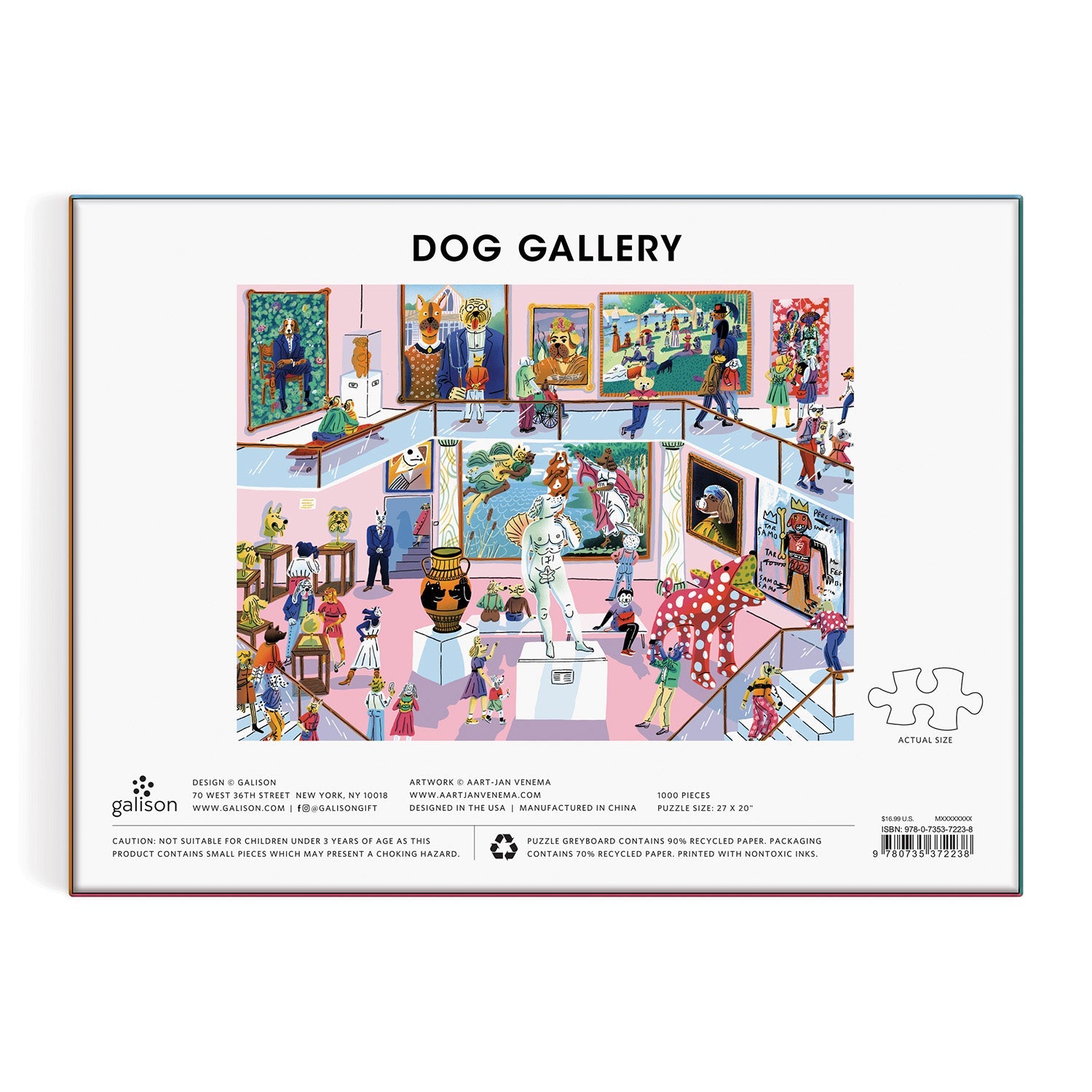 galison-dog-gallery-puzzle-1000-teile-hundegalerie image 3
