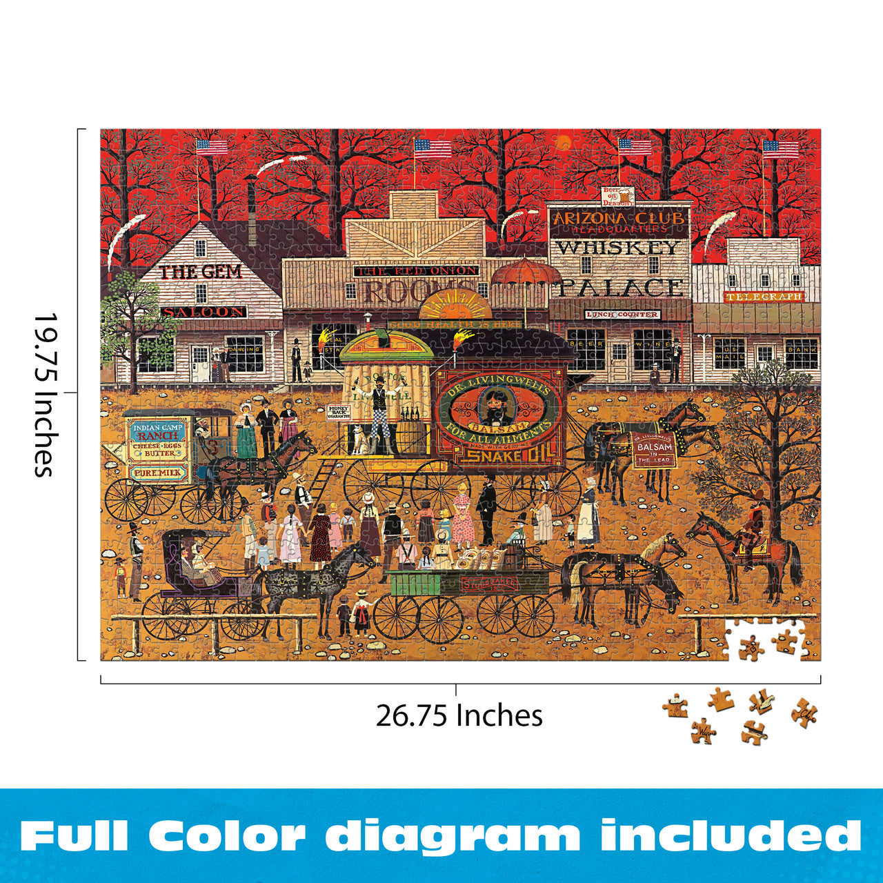 buffalo-games-charles-wysocki-smooth-talker-puzzle-1000-teile image 7