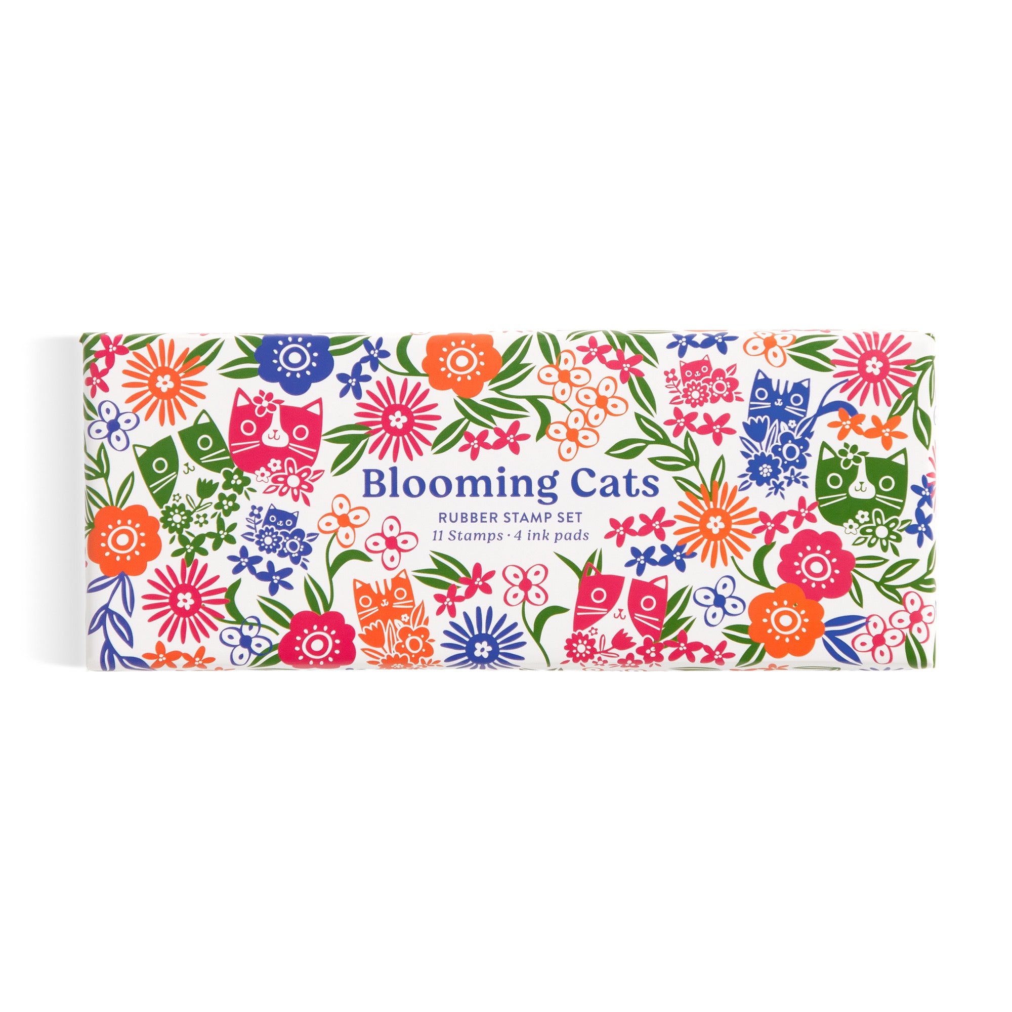 galison-blooming-cats-stempelset-holz-11-stempel-katzen image 2