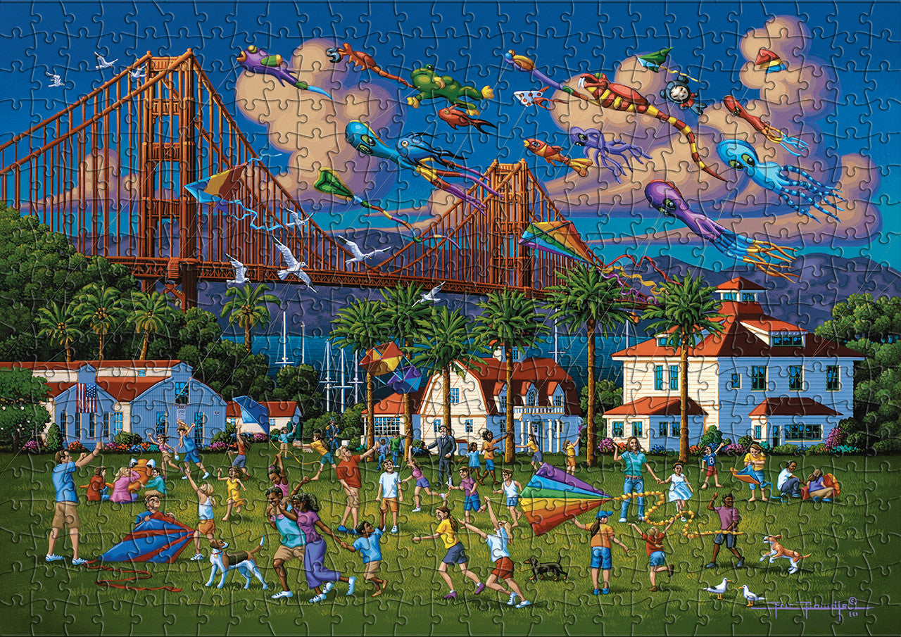 buffalo-games-dowdle-golden-gate-bridge-puzzle-500-teile-stadt image 4