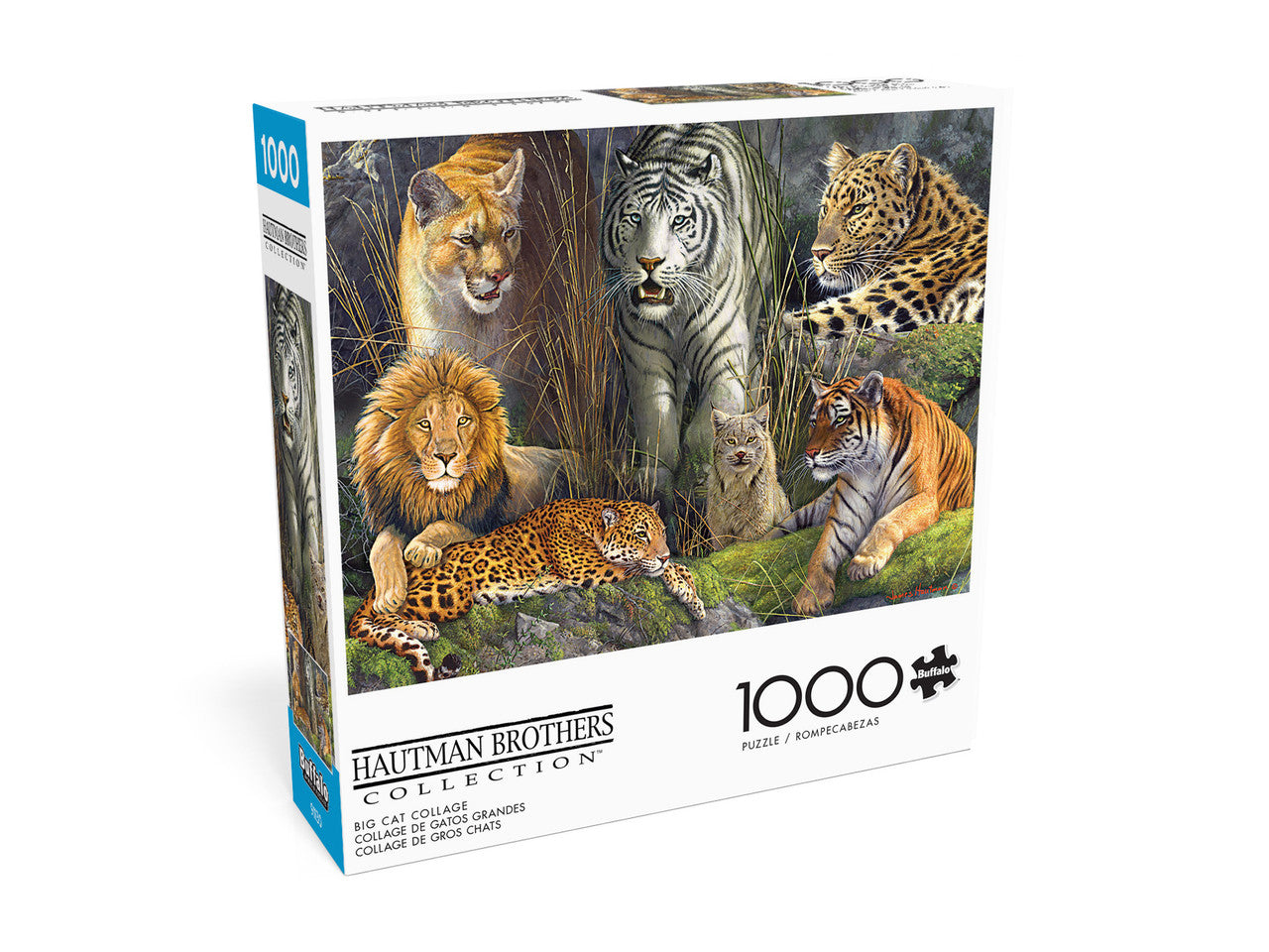buffalo-games-hautman-big-cat-collage-1000-teile-puzzle image 3