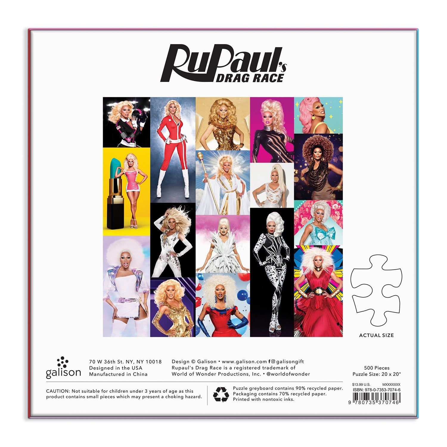 galison-rupaul-s-drag-race-puzzle-500-teile-fan-tv-serie image 6