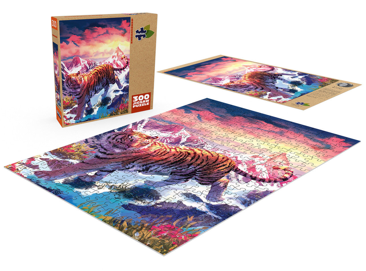 buffalo-games-sustainable-endangered-puzzle-300-teile-tiger image 4