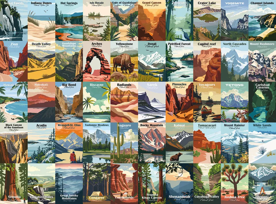 buffalo-games-sapphire-select-our-national-parks-1000-puzzle-premium image 1