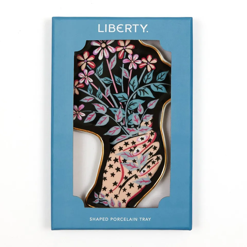 galison-liberty-ianthe-schale-porzellan-mit-goldrand-114x172mm image 1
