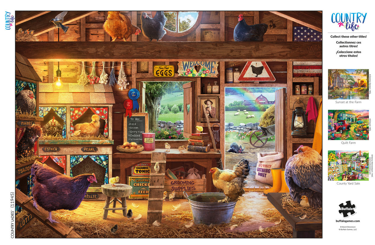 buffalo-games-country-ladies-puzzle-1000-teile-h-hner image 3