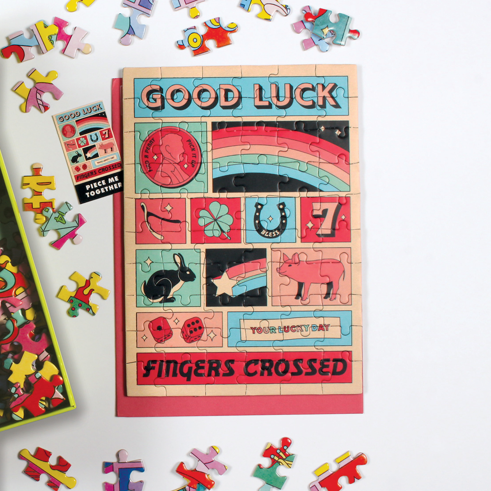 galison-good-luck-greeting-card-puzzle-60-teile-grusskarte-mit-umschlag image 6