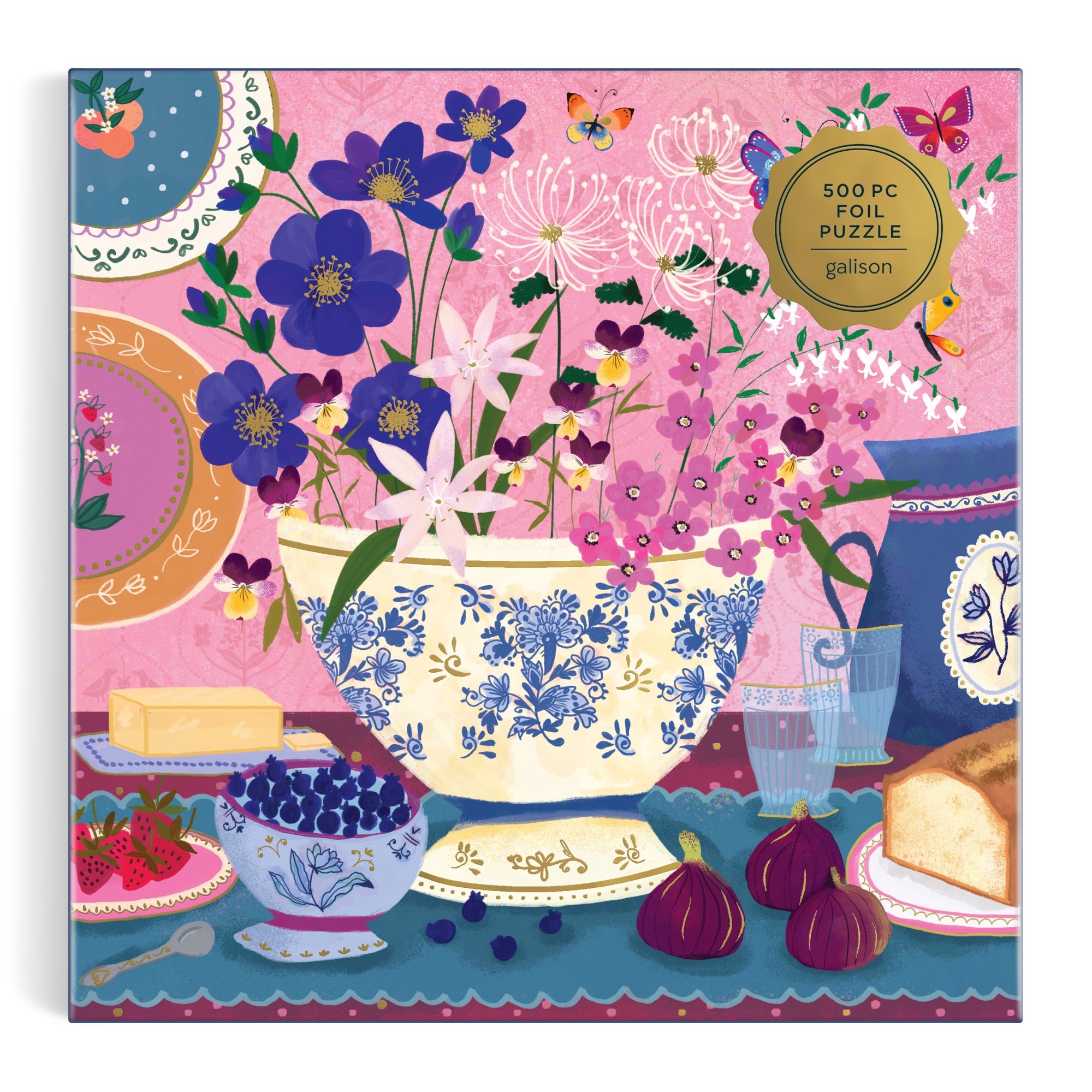 galison-joy-laforme-art-of-the-table-puzzle-500-teile-folie-blumen image 2