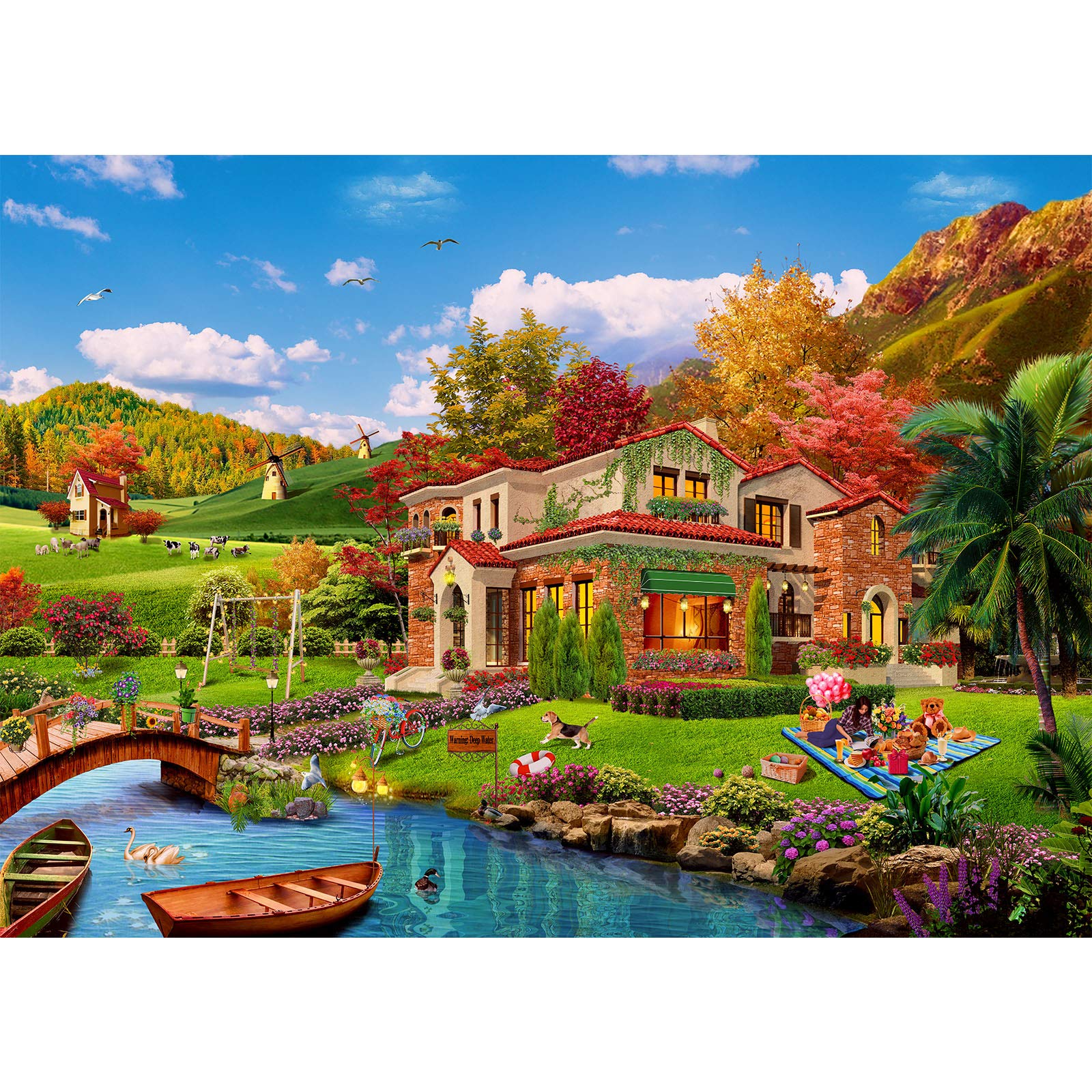 huadada-puzzle-1000-teile-leuchtturm-70x50-cm image 7