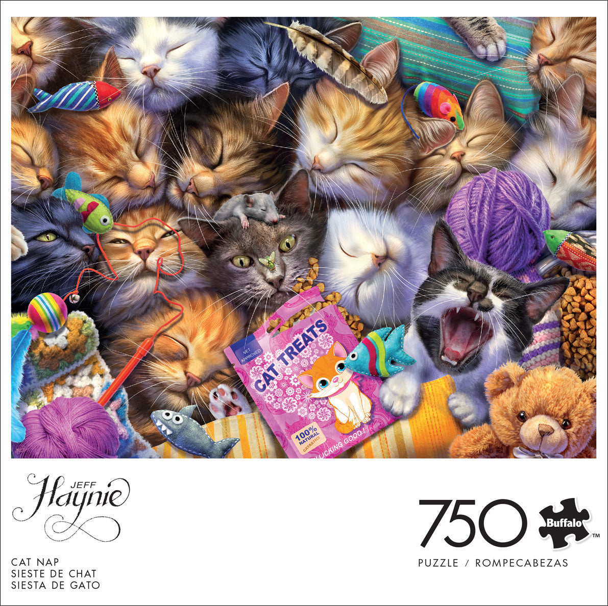 buffalo-games-cats-cat-nap-750-teile-puzzle-katzen image 2