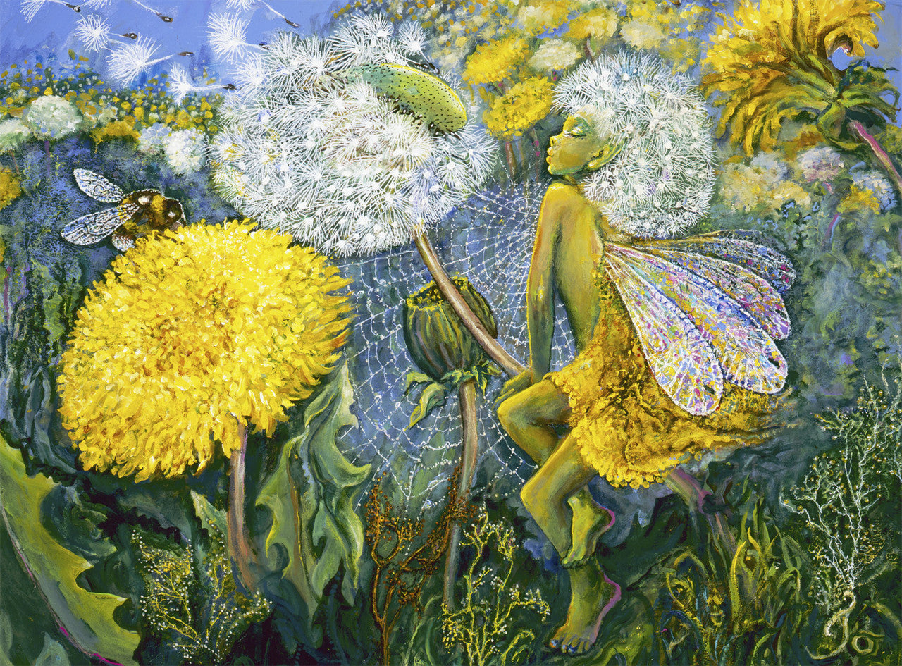 buffalo-games-dandelion-fairy-puzzle-1000-teile-glitzer image 1