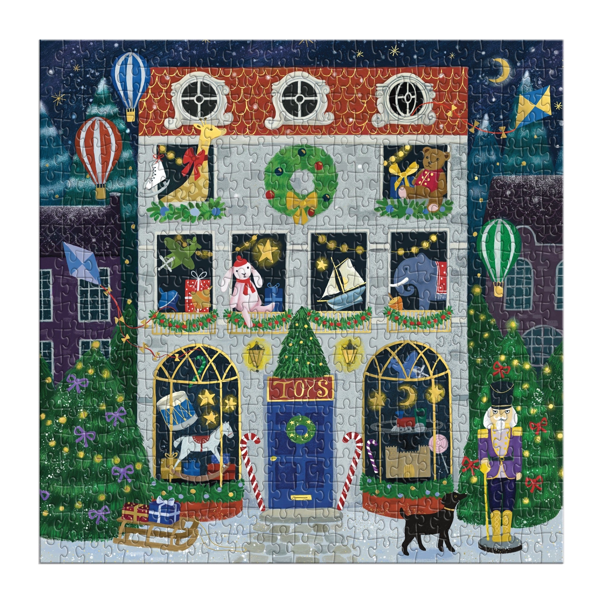 galison-twilight-toy-shop-puzzle-500-teile-goldfolie image 3