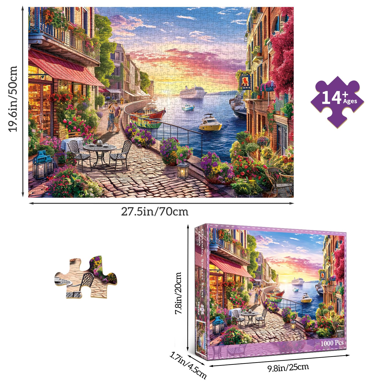 huadada-puzzle-1000-teile-faszinierend-landschaft-70x50-cm image 7