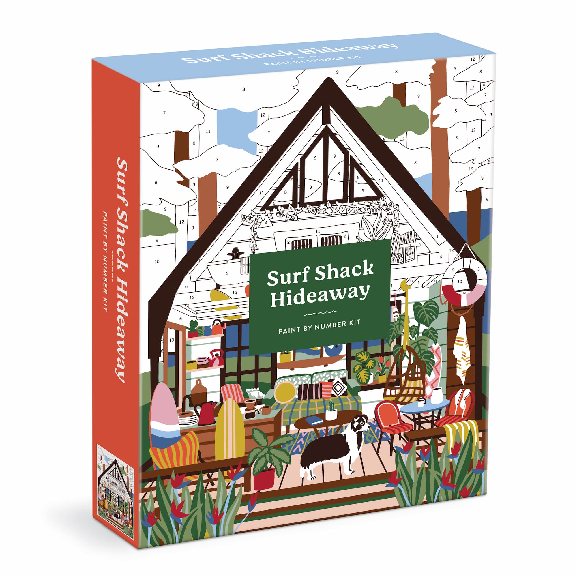 galison-surf-shack-hideaway-malen-nach-zahlen-set-11x14-strand image 1