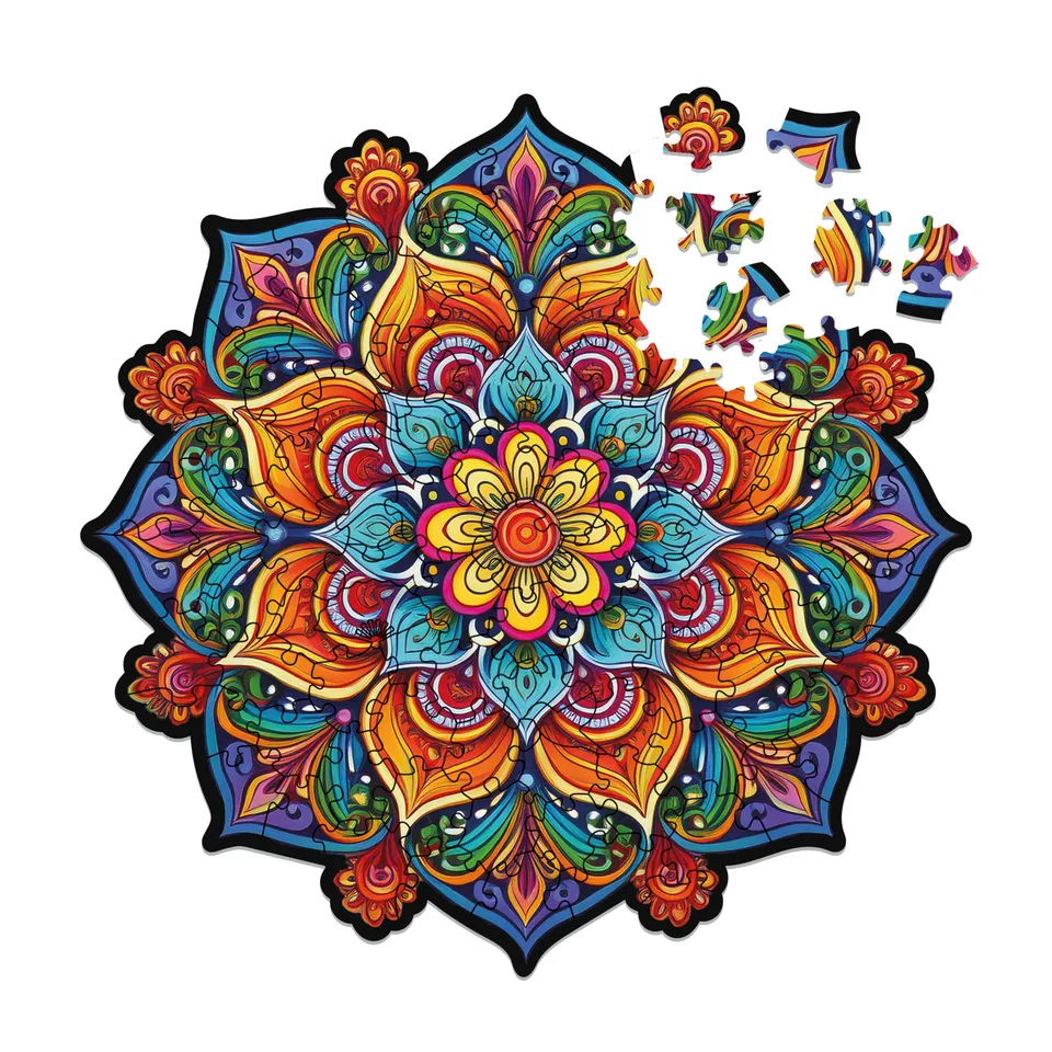milliwood-peace-and-harmony-mandala-radosci-holzpuzzle-100-teile image 1