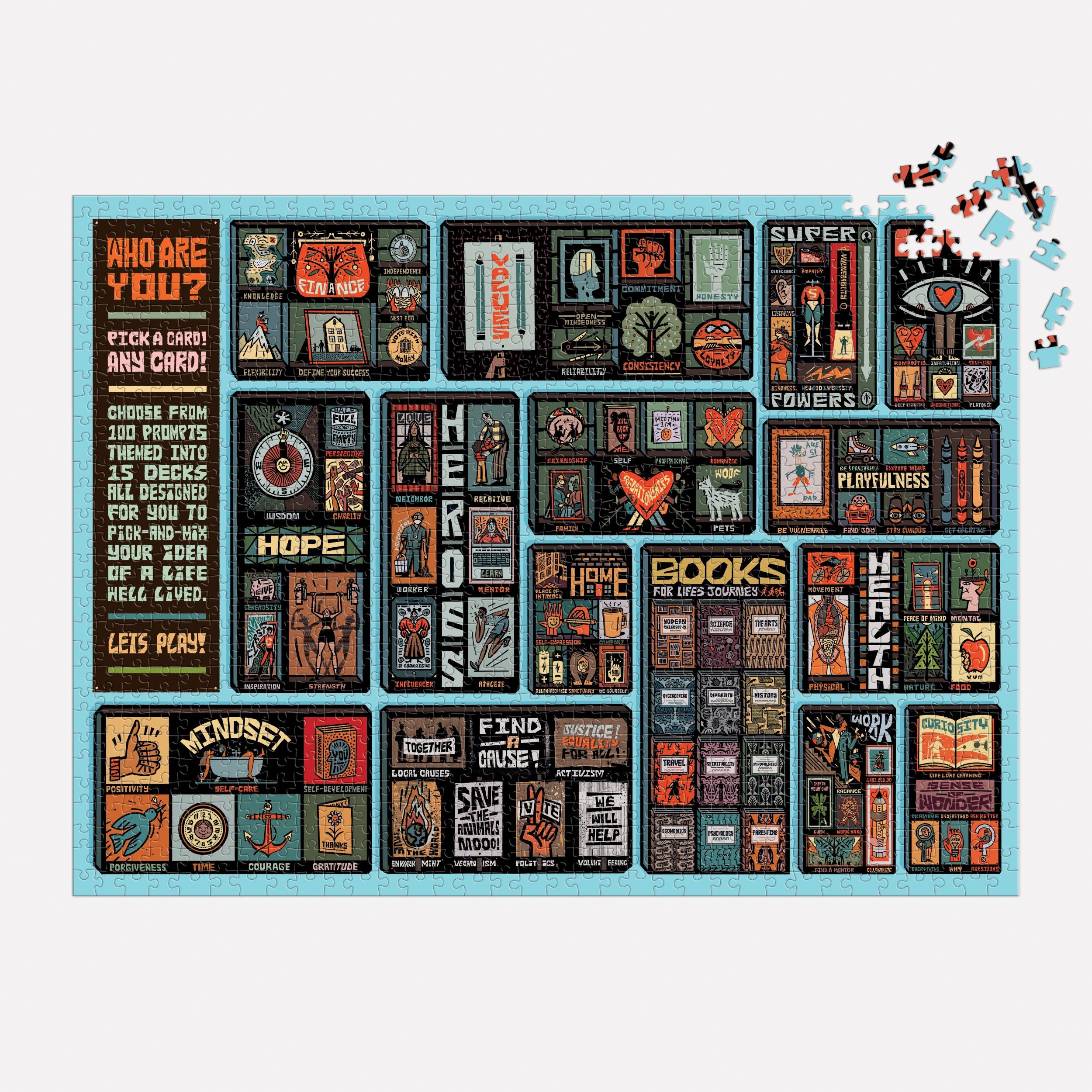 galison-who-are-you-puzzle-1000-teile-mapology-spr-che image 4