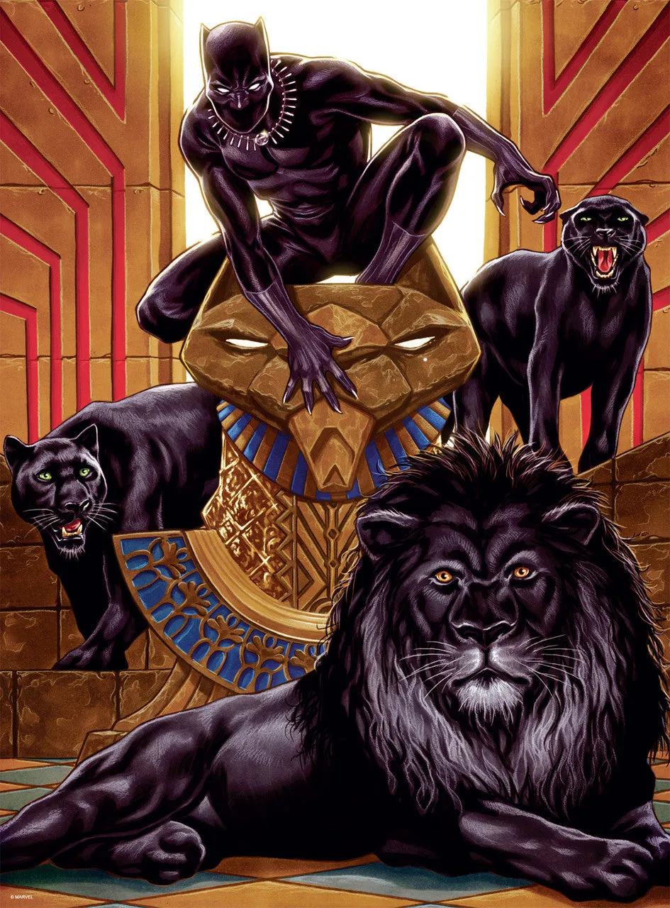 marvel-black-panther-puzzle-1000-teile-comic-cover image 1
