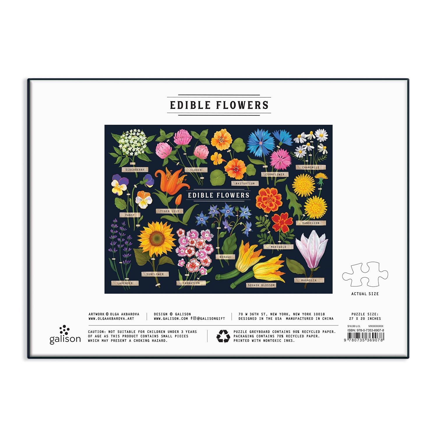 galison-jigsaw-puzzles-edible-flowers-puzzle-1000-teile-blumen image 4