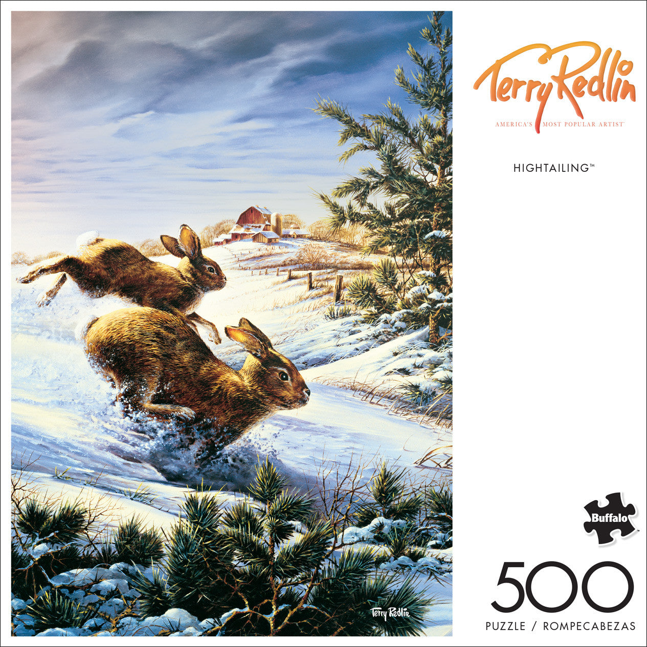 buffalo-games-terry-redlin-hightailing-puzzle-500-teile-winter image 3