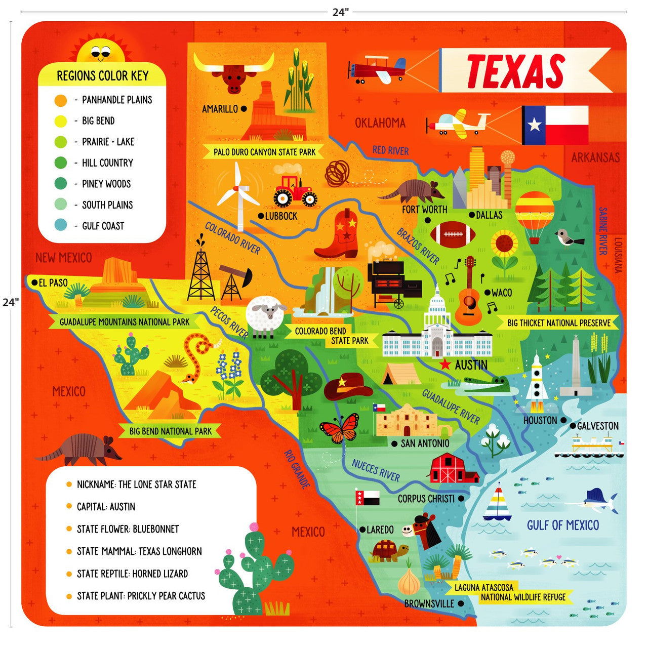 buffalo-games-texas-49-teile-kinderpuzzle-bodenpuzzle image 5