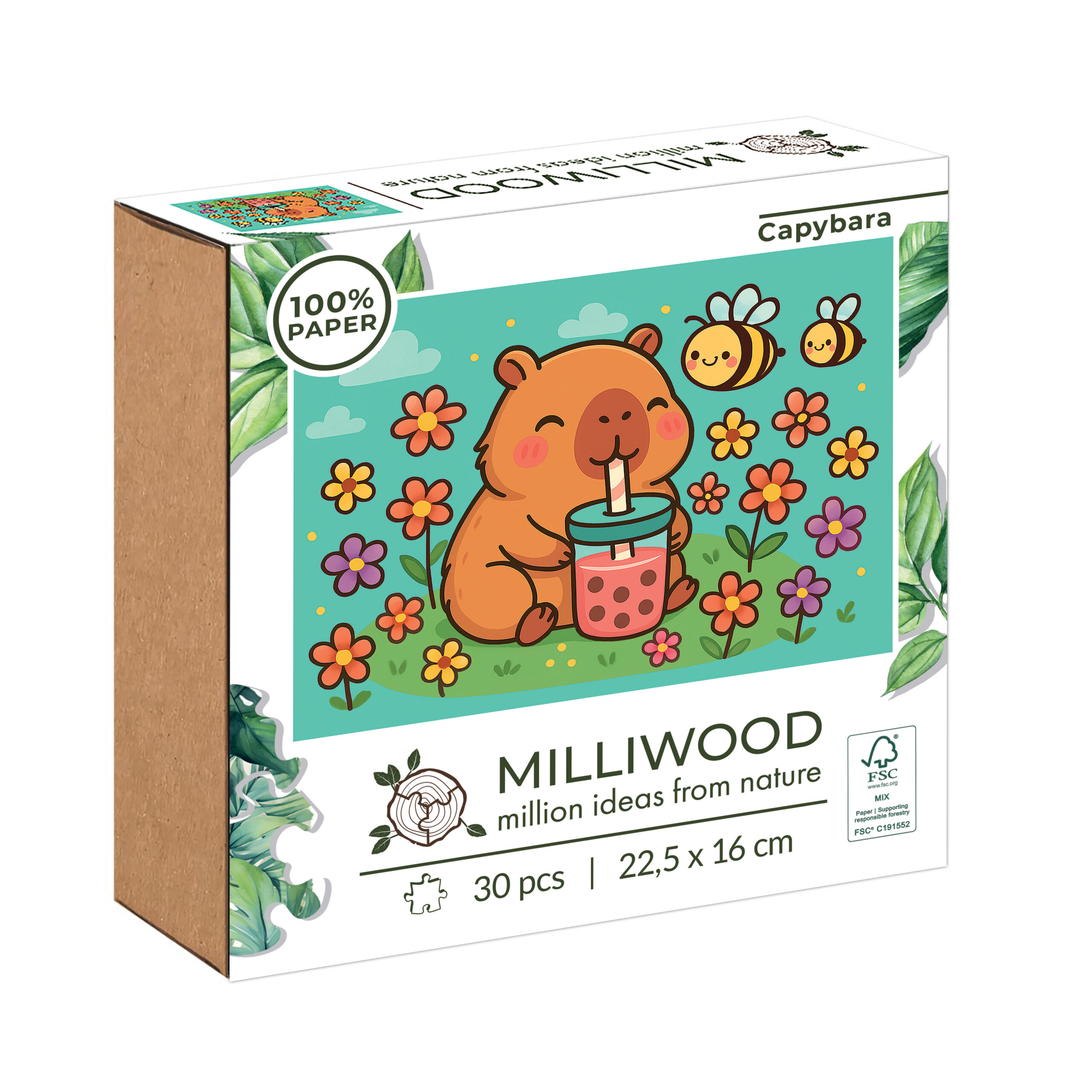 milliwood-puzzle-klasyczne-kapibara-puzzle-30-teile-ab-4-jahre image 4