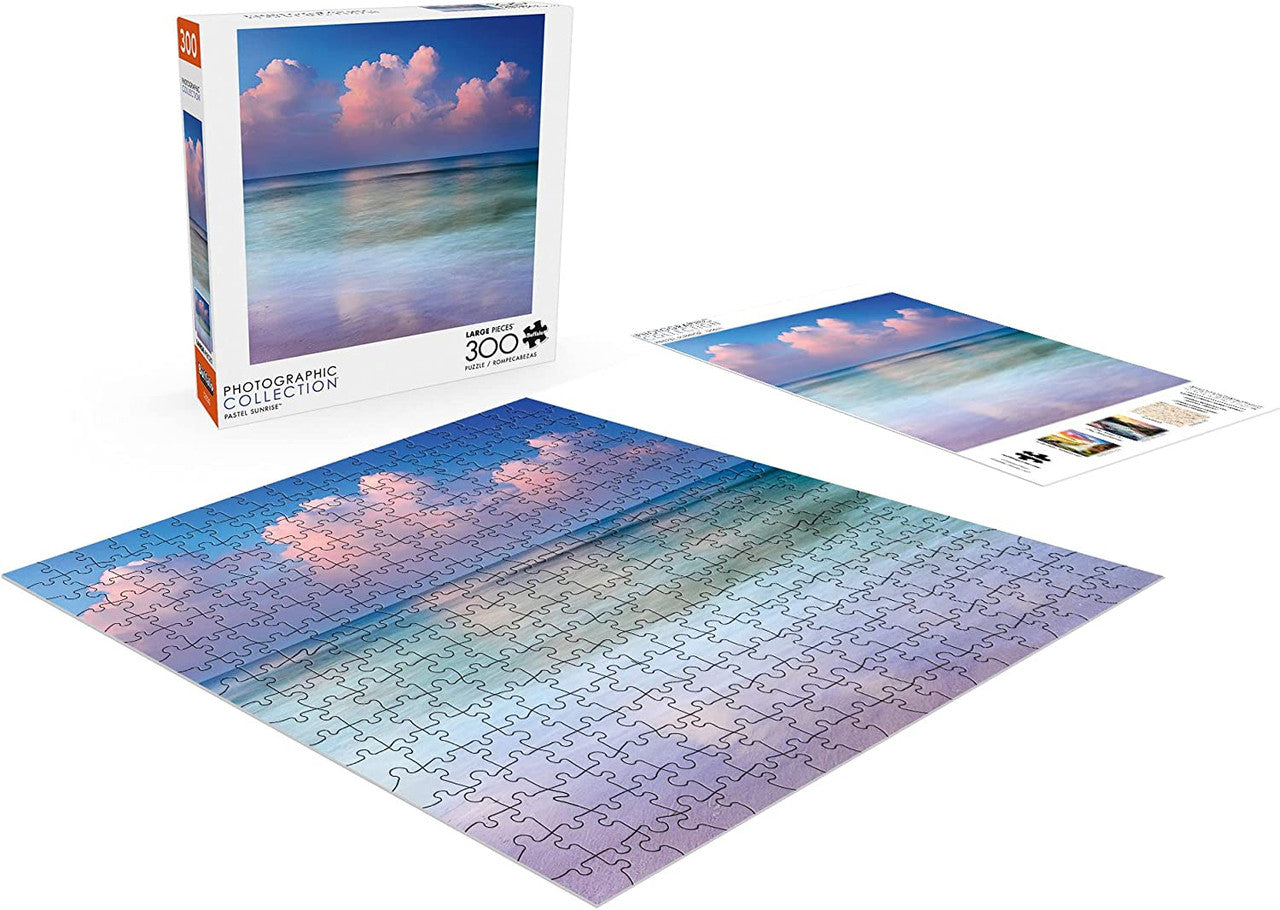 buffalo-games-pastel-sunrise-300-teile-puzzle-strand-sonnenaufgang image 3