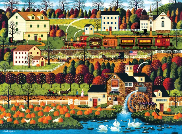 buffalo-games-wysocki-honey-pumpkin-valley-1000-teile-puzzle image 1