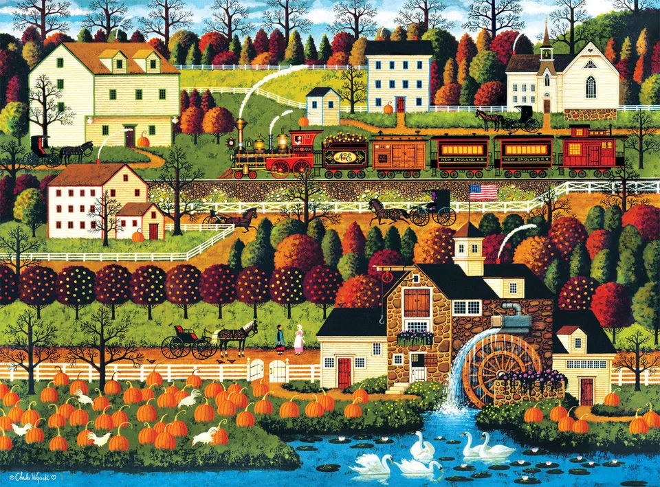 buffalo-games-wysocki-honey-pumpkin-valley-1000-teile-puzzle image 1