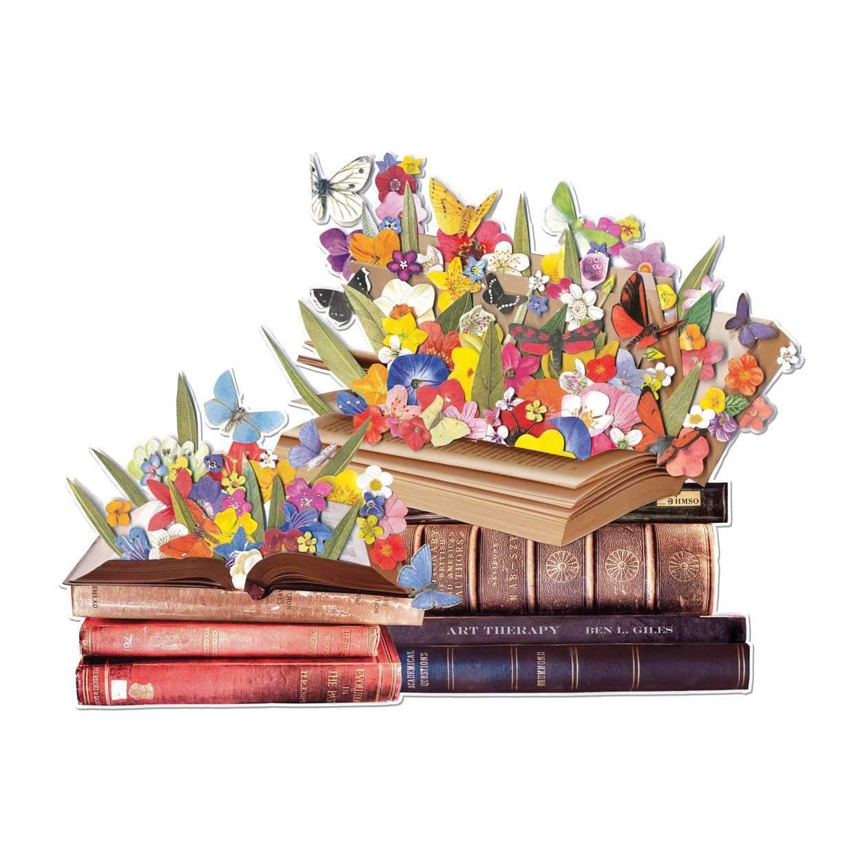 galison-blooming-books-750-teile-puzzle-geformt-blumen image 2