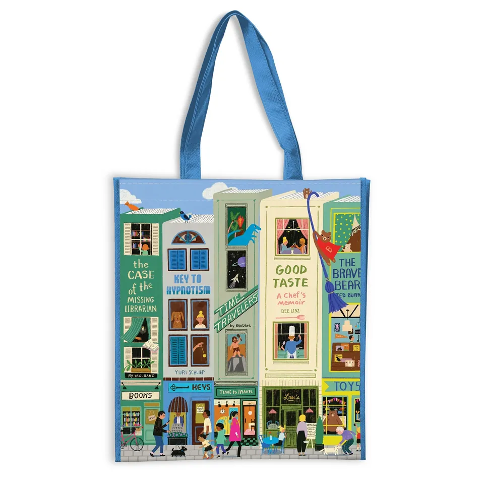 galison-main-street-books-einkaufstasche-wiederverwendbar-b-cher image 1