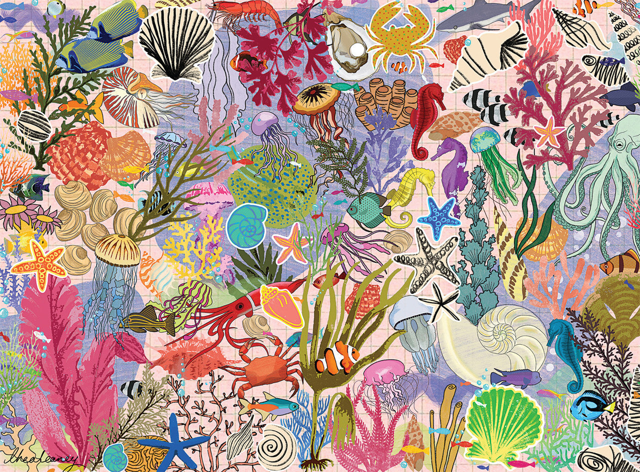 buffalo-games-bonjour-sea-life-stickers-puzzle-1000-teile image 4