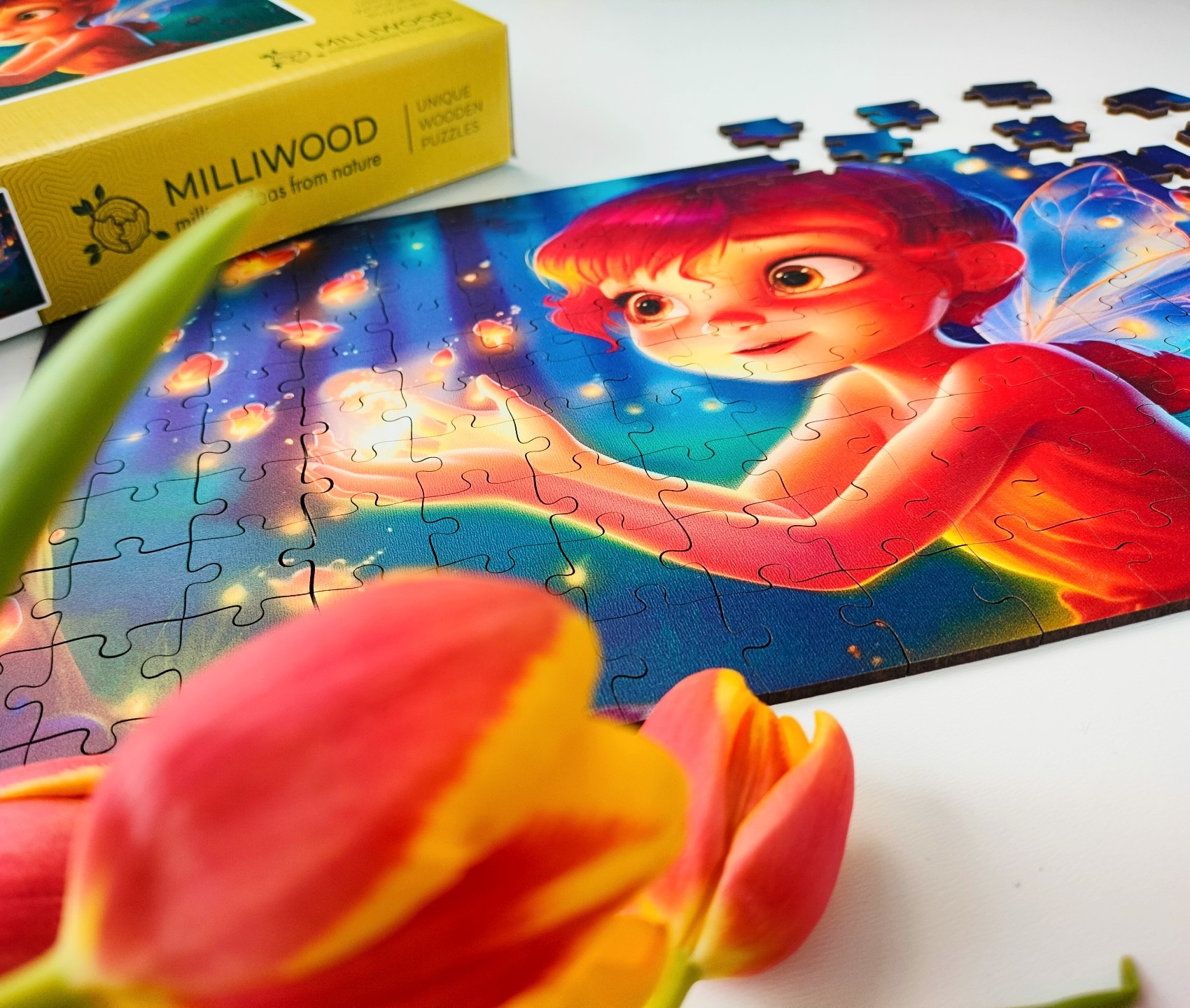 milliwood-secret-stories-fee-holzpuzzle-150-teile-wald image 8