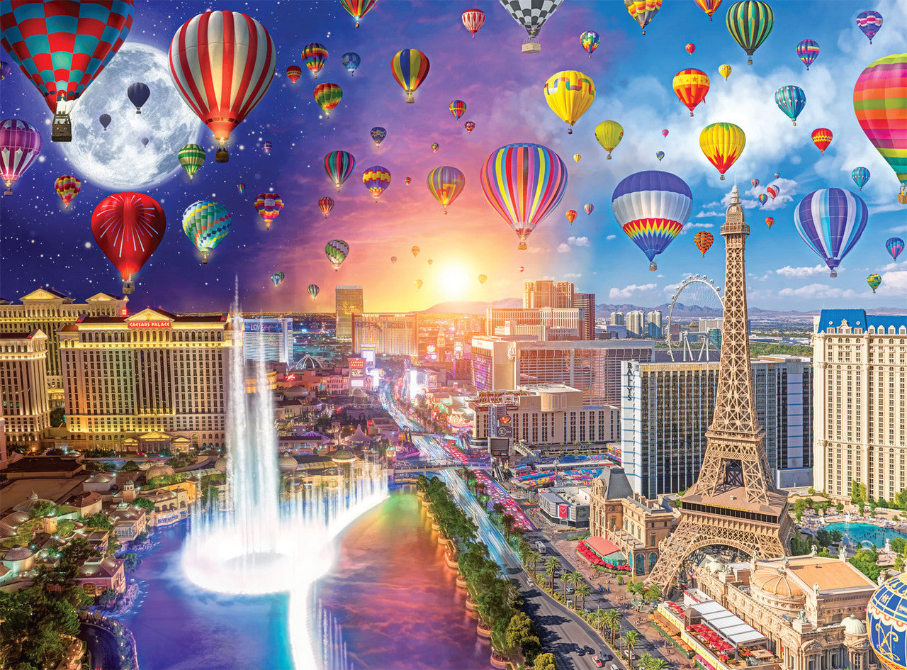 buffalo-games-vegas-balloon-show-1000-teile-puzzle-tag-nacht image 1