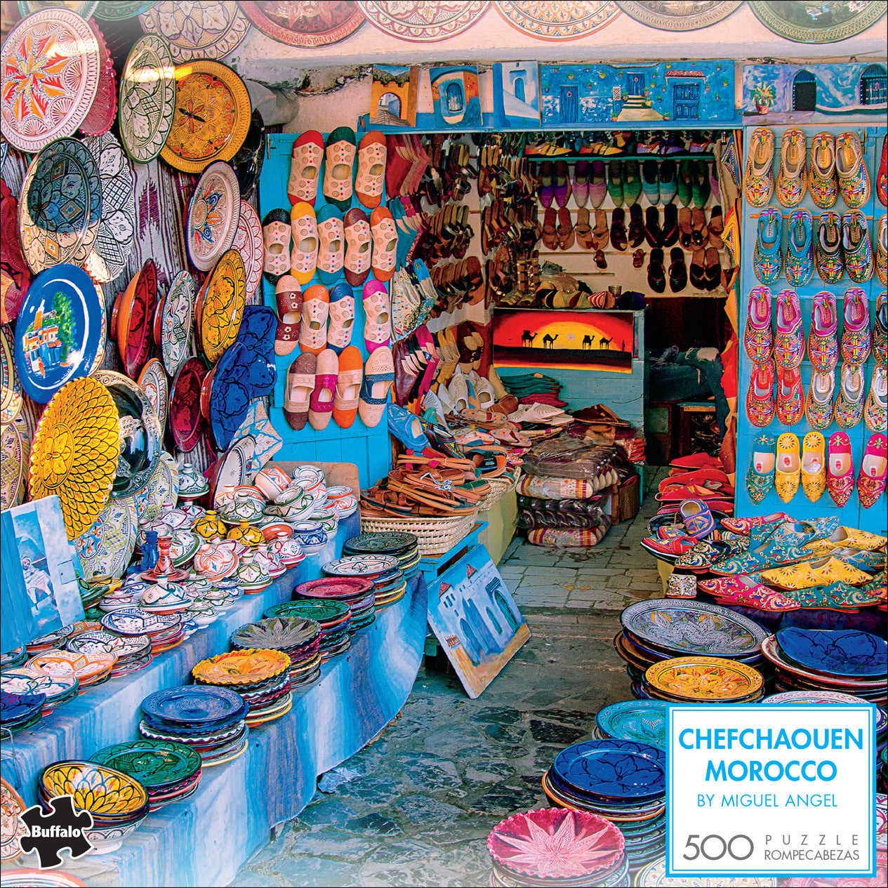 buffalo-games-chefchaouen-morocco-500-teile-puzzle-marokko image 2