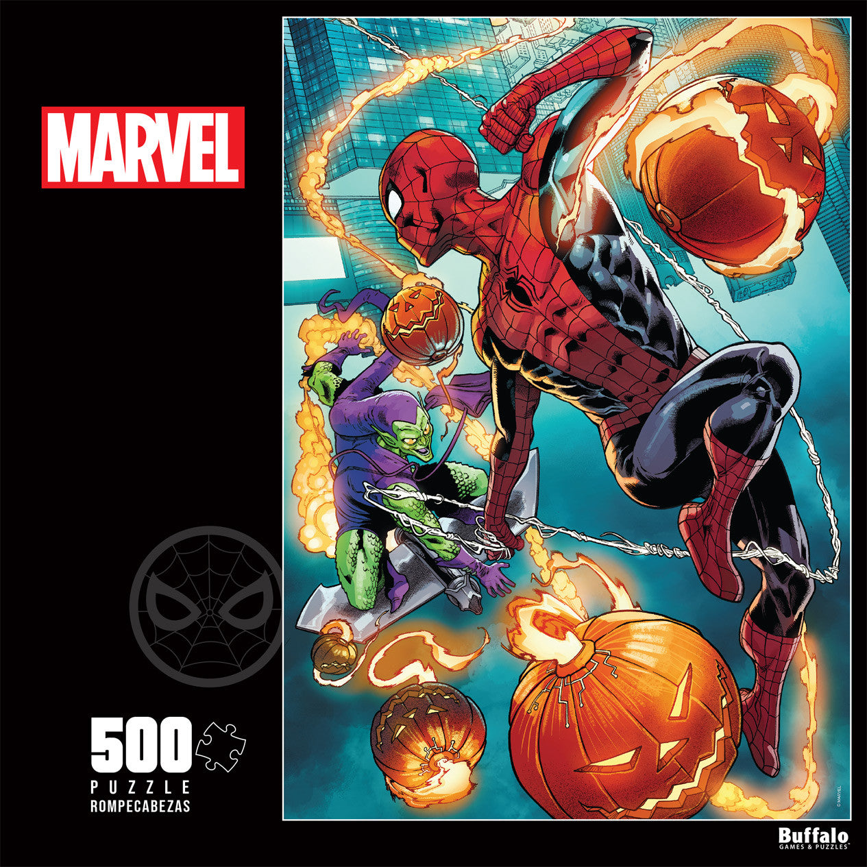 buffalo-games-marvel-spider-man-vs-green-goblin-puzzle-500-teile image 2