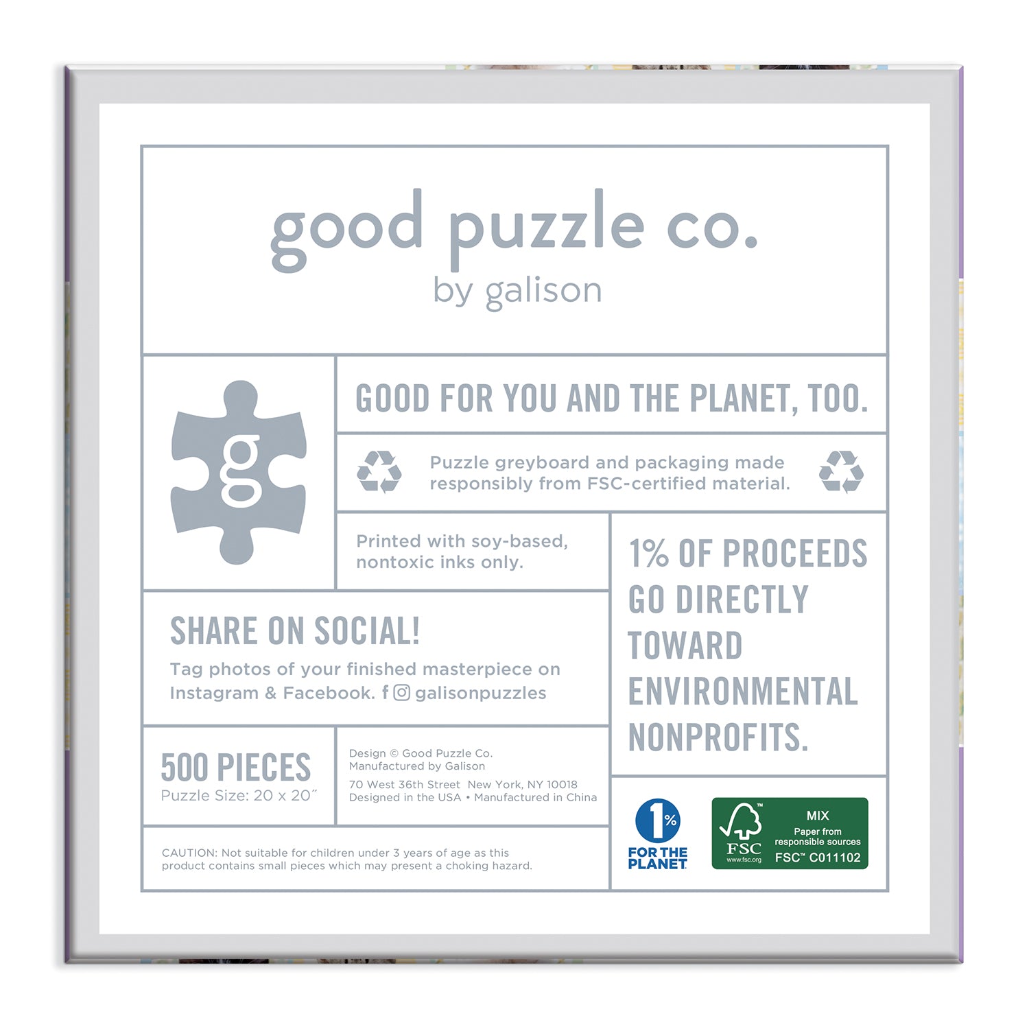 galison-good-puzzle-co-cat-portraits-puzzle-500-teile-katzen image 4