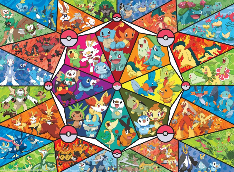buffalo-games-pokemon-stained-glass-starters-puzzle-1000-teile image 1